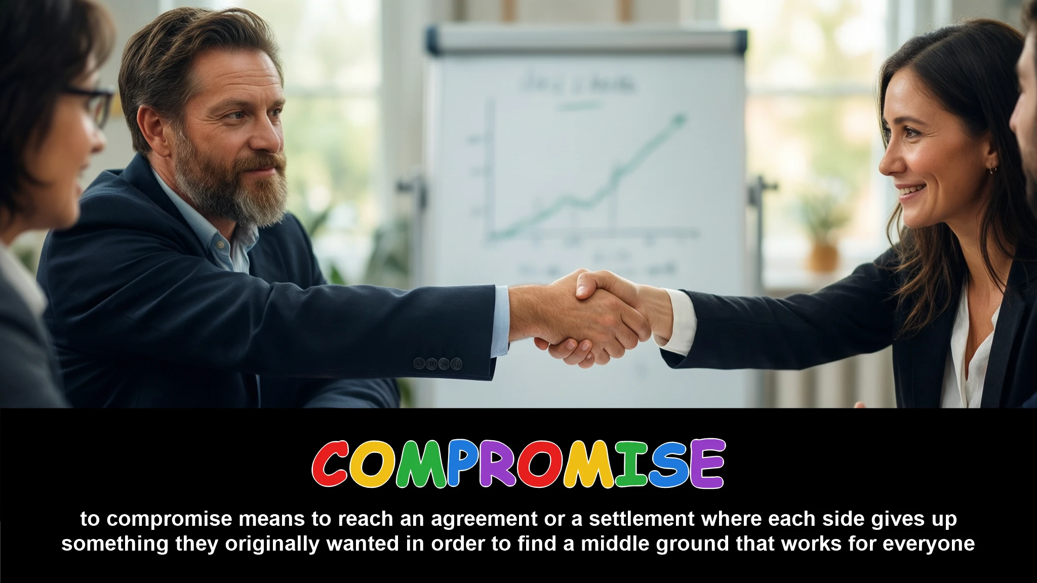 English Illustration for compromise
